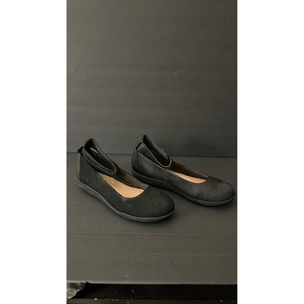 Clark Leather Comfortable Ankle Strap Ballet Flats Everyday Shoes